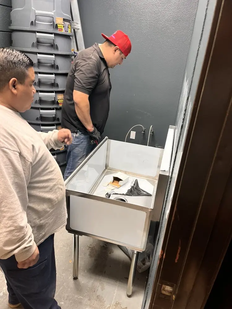 Commercial plumbing and sink installation in Salmon Brook